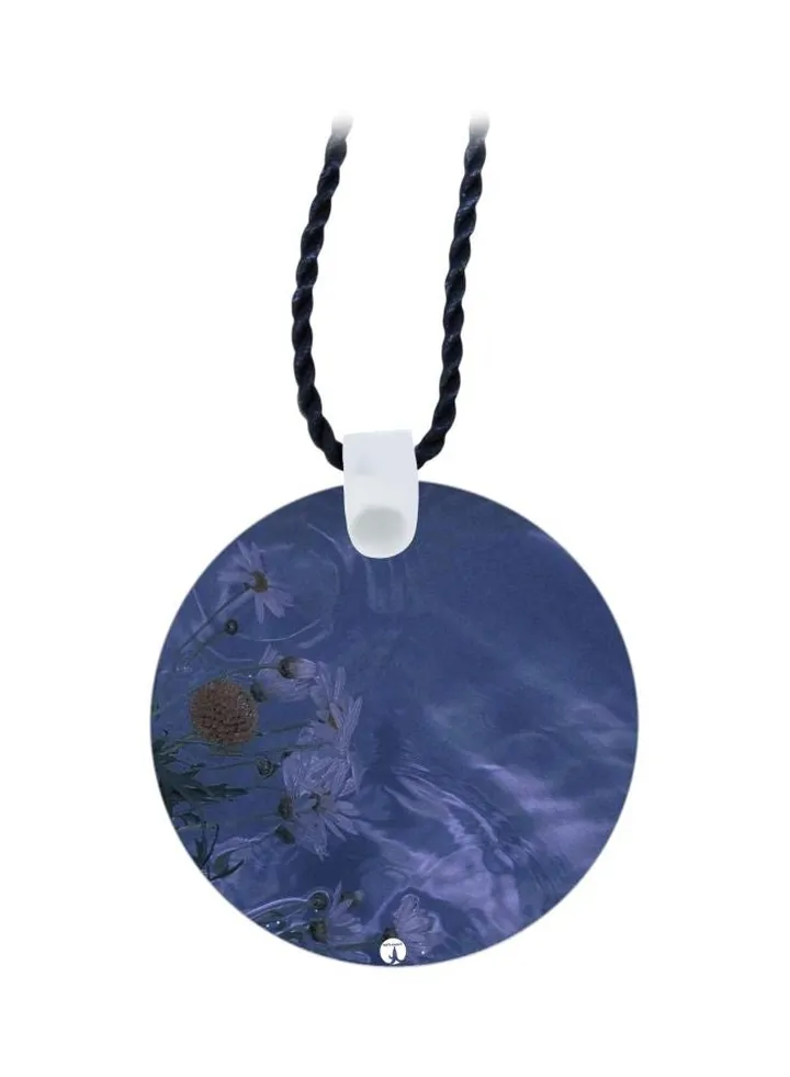 Floral Printed Pendant Necklace