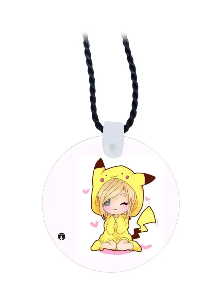 Cartoon Printed Pendant Necklace