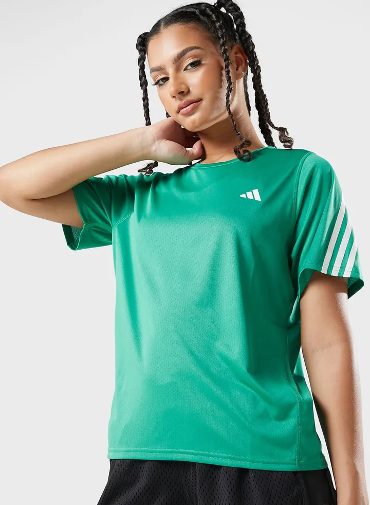 3 Stripe Run Icons T-Shirt