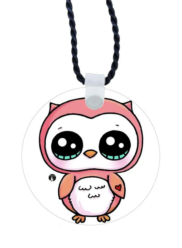 Cartoon Printed Pendant Necklace