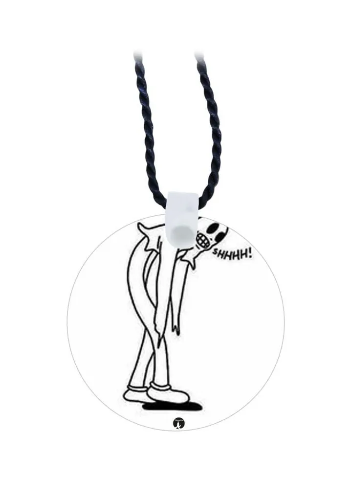 Cartoon Printed Pendant Necklace