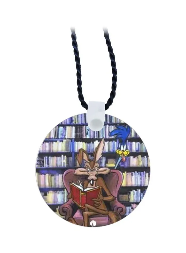 Cartoon Printed Pendant Necklace