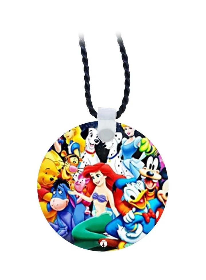 Cartoon Printed Pendant Necklace