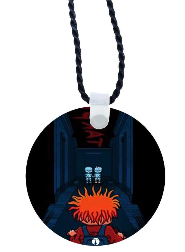 Cartoon Printed Pendant Necklace