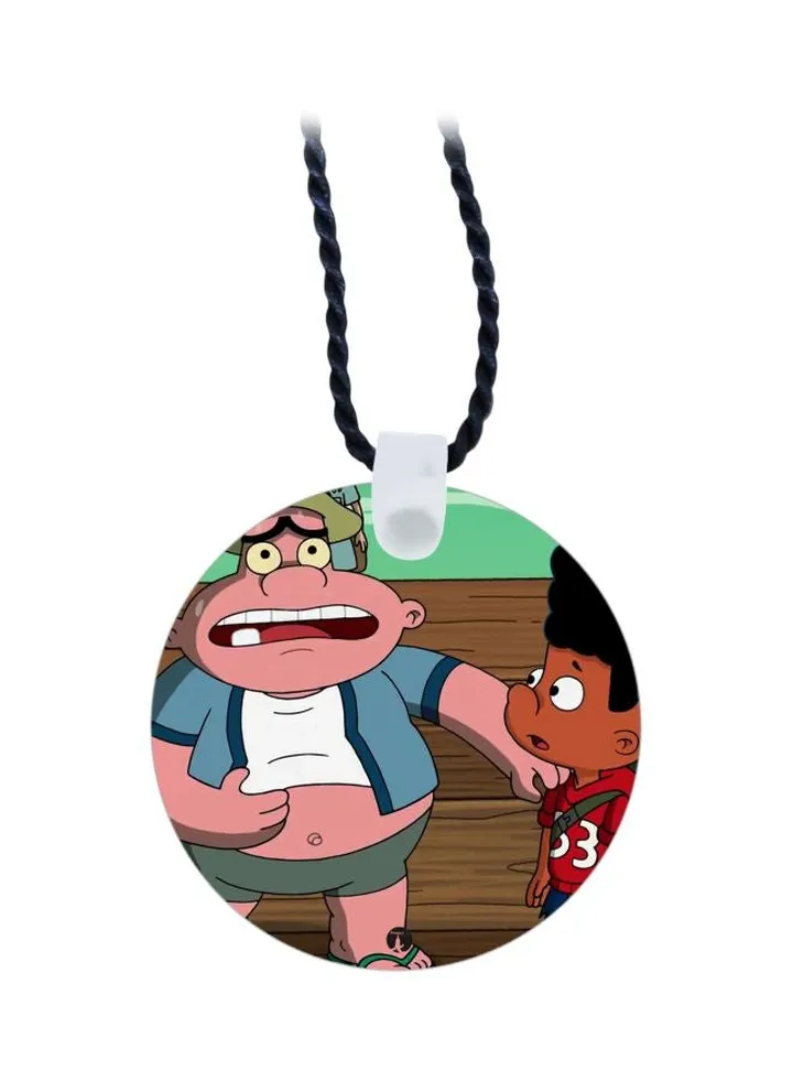 Cartoon Printed Pendant Necklace