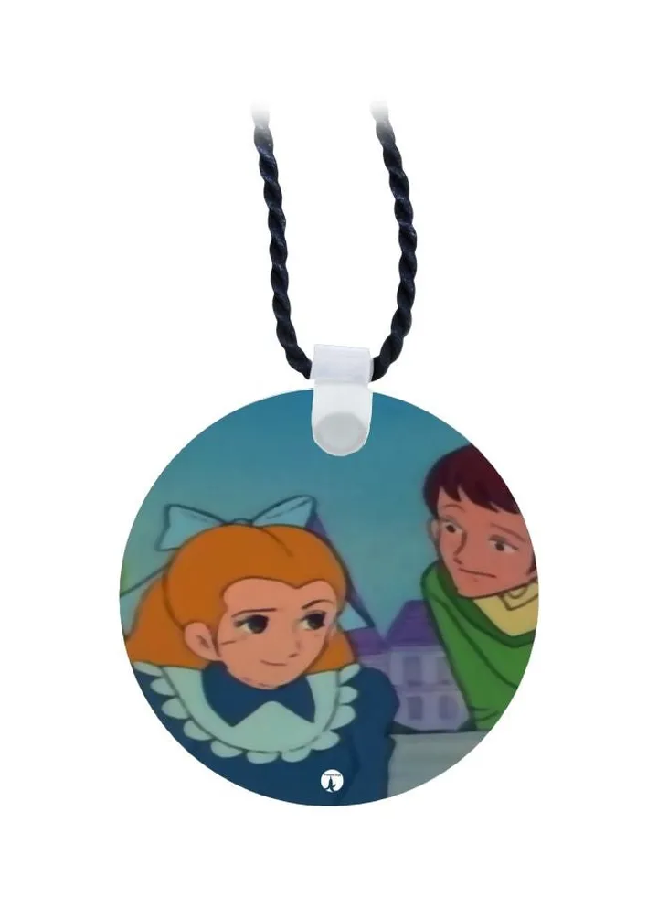 Cartoon Printed Pendant Necklace