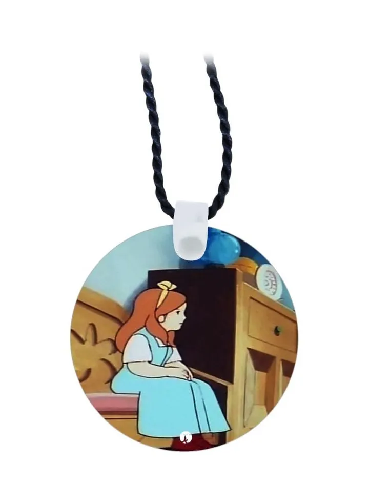 Cartoon Printed Pendant Necklace