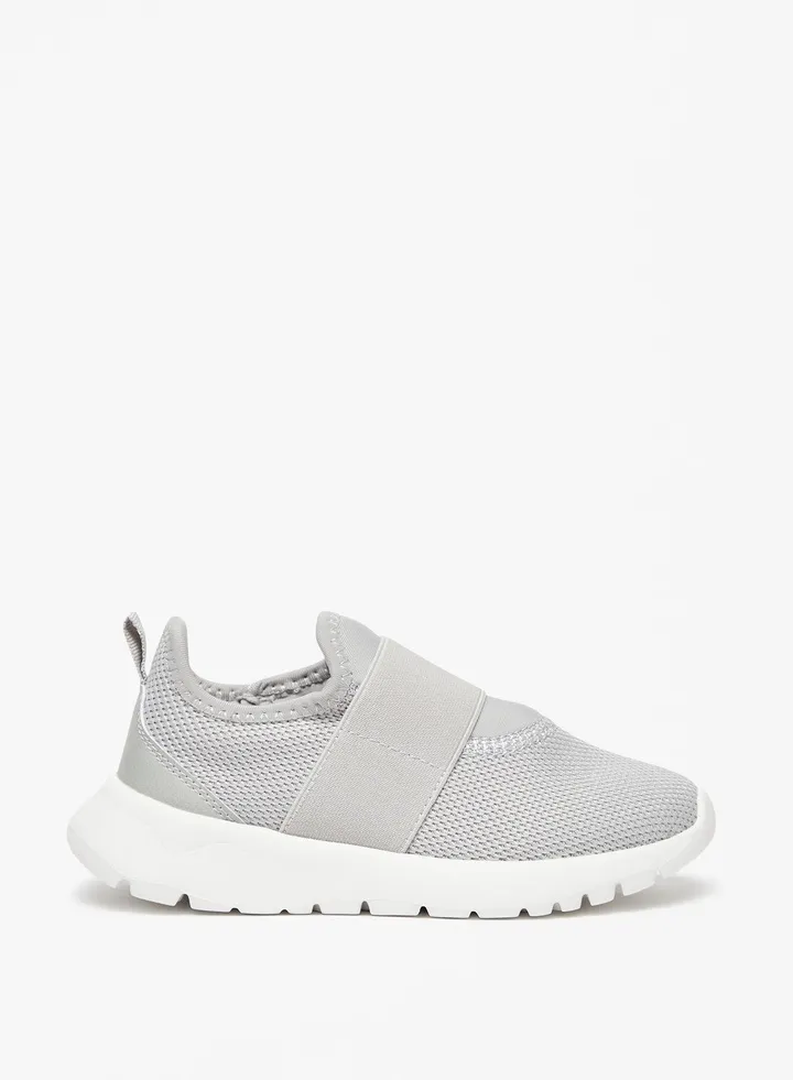 Boys Textured Slip-On Sports Shoes