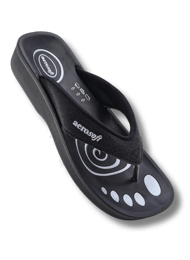 Aerosoft Women Slippers A0825 Black