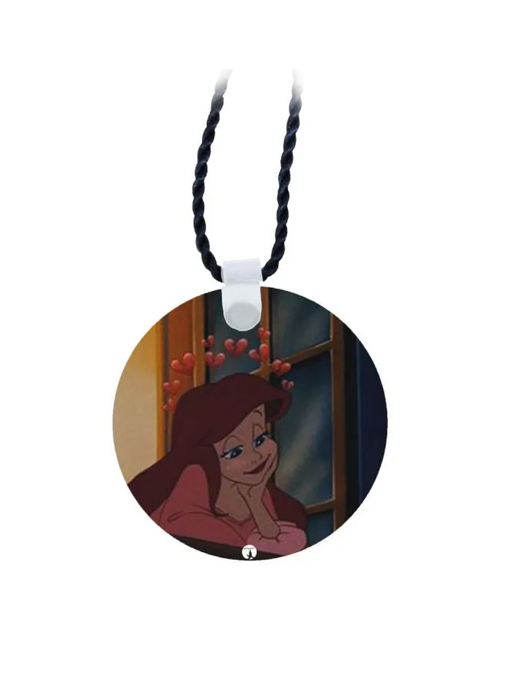 Cartoon Printed Pendant Necklace