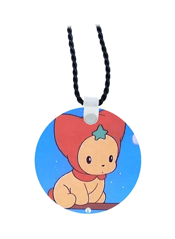 Cartoon Printed Pendant Necklace