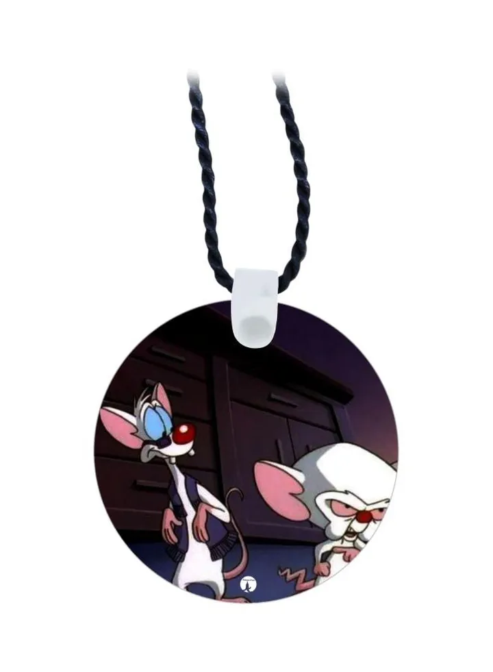 Cartoon Printed Pendant Necklace