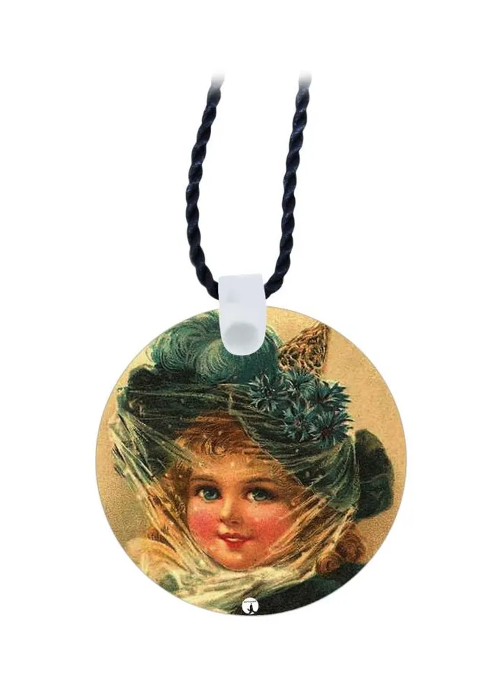 Cartoon Printed Pendant Necklace