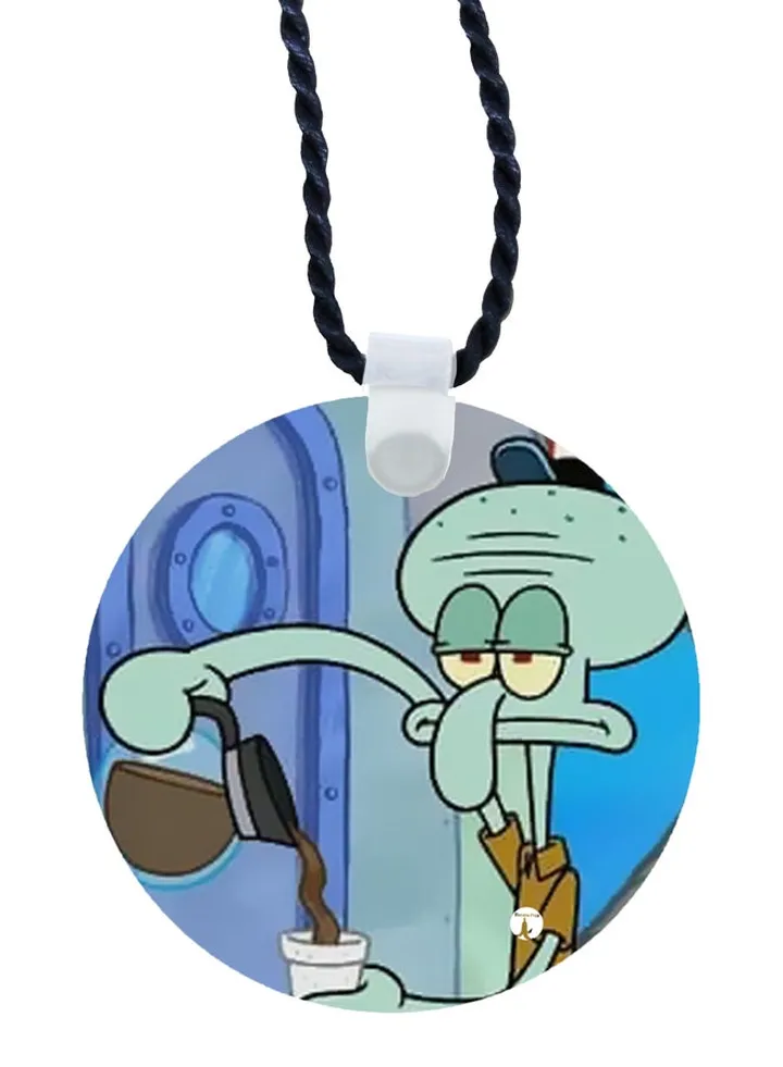 Cartoon Printed Pendant Necklace