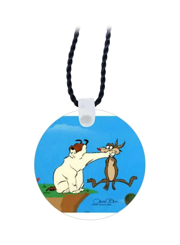 Cartoon Printed Pendant Necklace