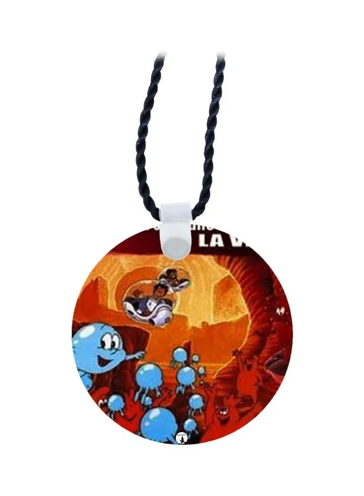 Cartoon Printed Pendant Necklace