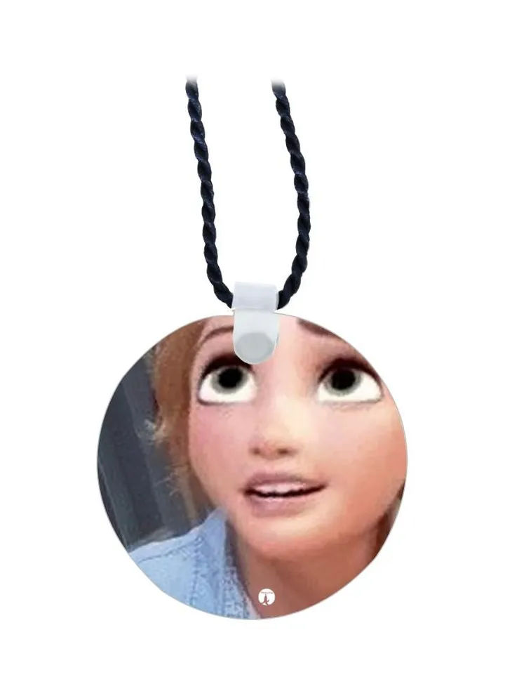 Cartoon Printed Pendant Necklace