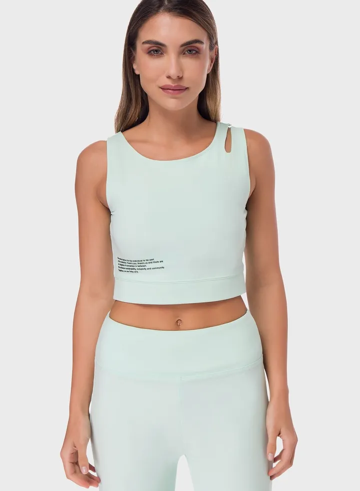 Aleena Cut Out Crop Top
