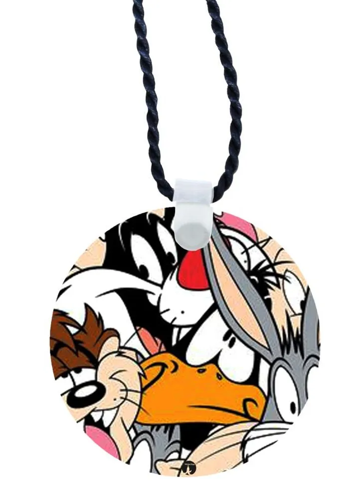 Cartoon Printed Pendant Necklace