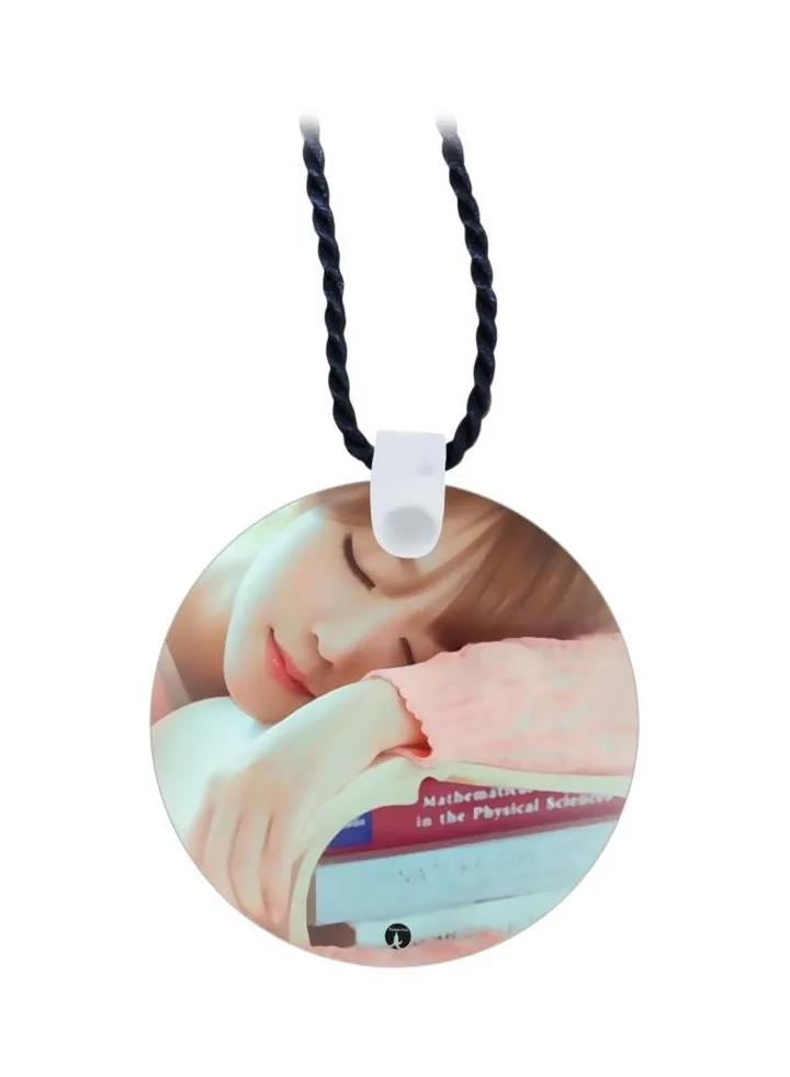 Girl Printed Pendant Necklace