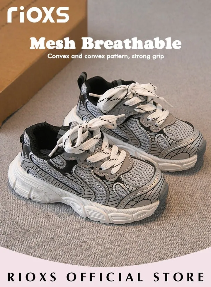 Kids' Sneakers Toddler Boys Girls Breathable Lightweight Running Sports Shoes Fashion Athletic Casual Shoes for School Casual Wear