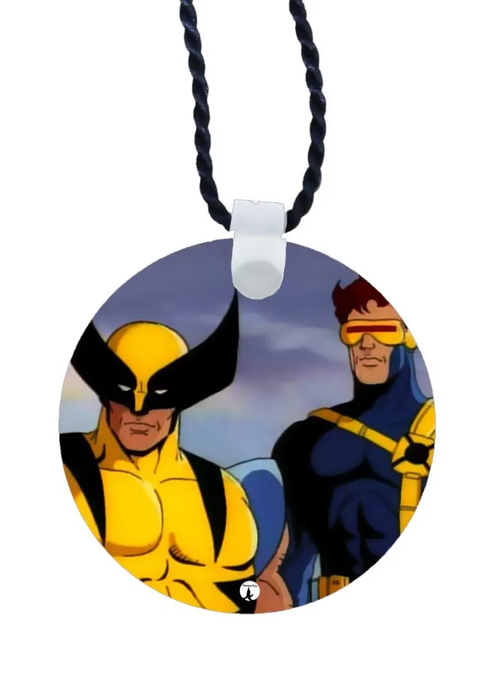 Cartoon Printed Pendant Necklace
