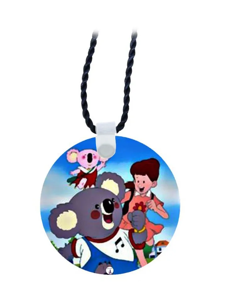 Cartoon Printed Pendant Necklace