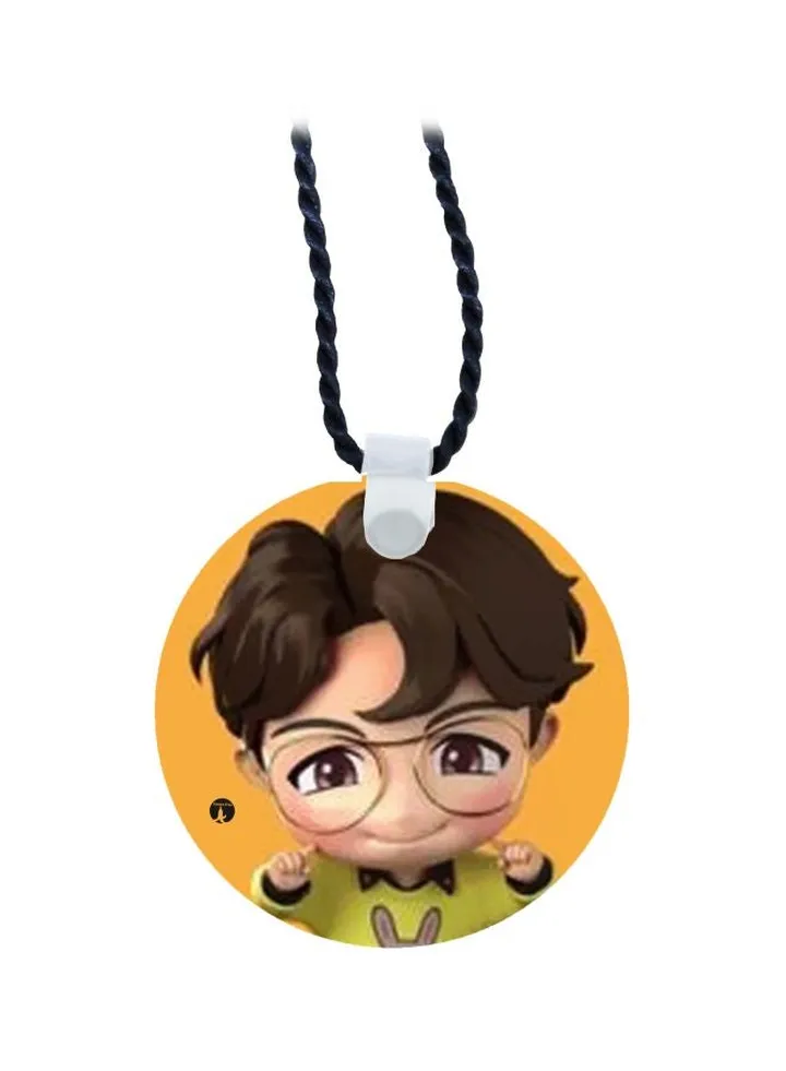 Cartoon Printed Pendant Necklace