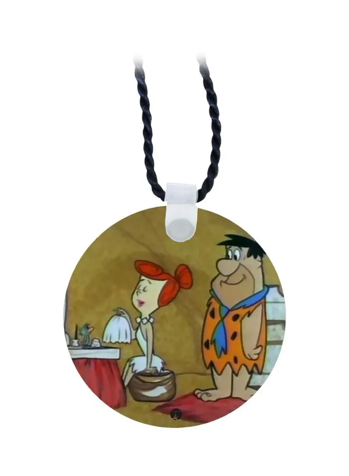 Cartoon Printed Pendant Necklace