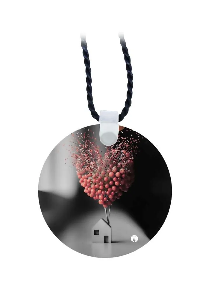Printed Pendant Necklace
