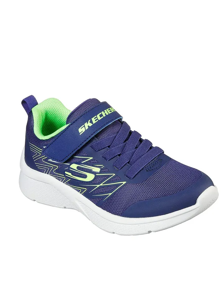 Skechers Boys Microspec Shoes - 403770L-NVLM 23 EU