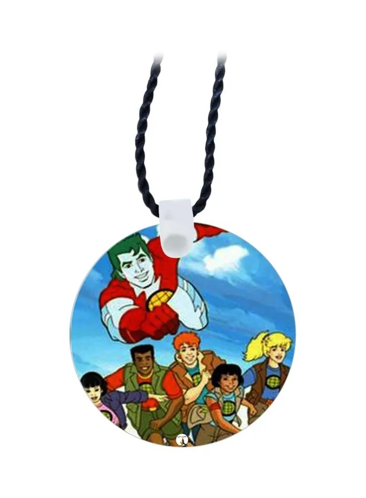 Cartoon Printed Pendant Necklace