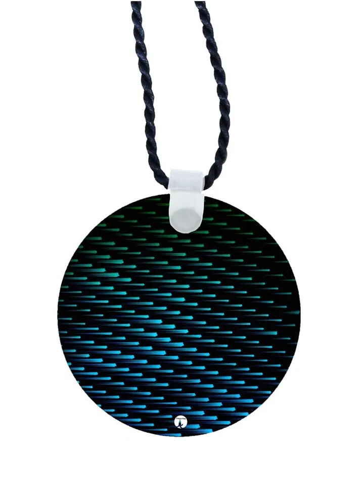 Printed Pendant Necklace