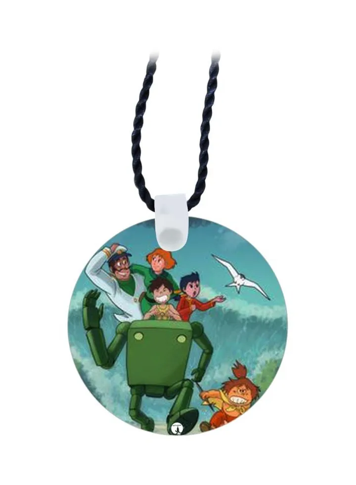 Cartoon Printed Pendant Necklace