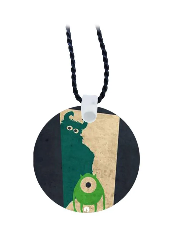 Cartoon Printed Pendant Necklace