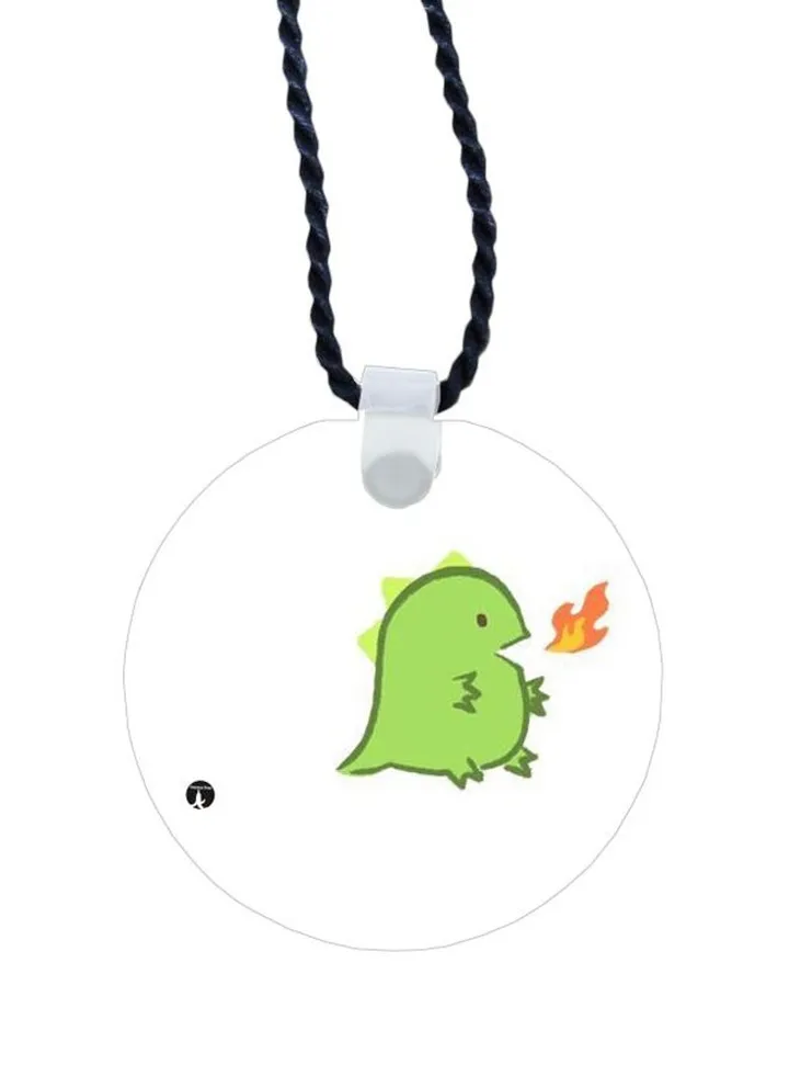 Cartoon Printed Pendant Necklace