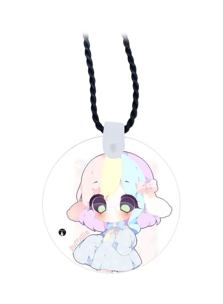 Anime Printed Pendant Necklace