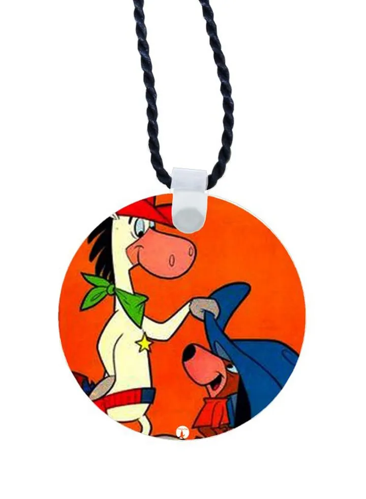 Cartoon Printed Pendant Necklace