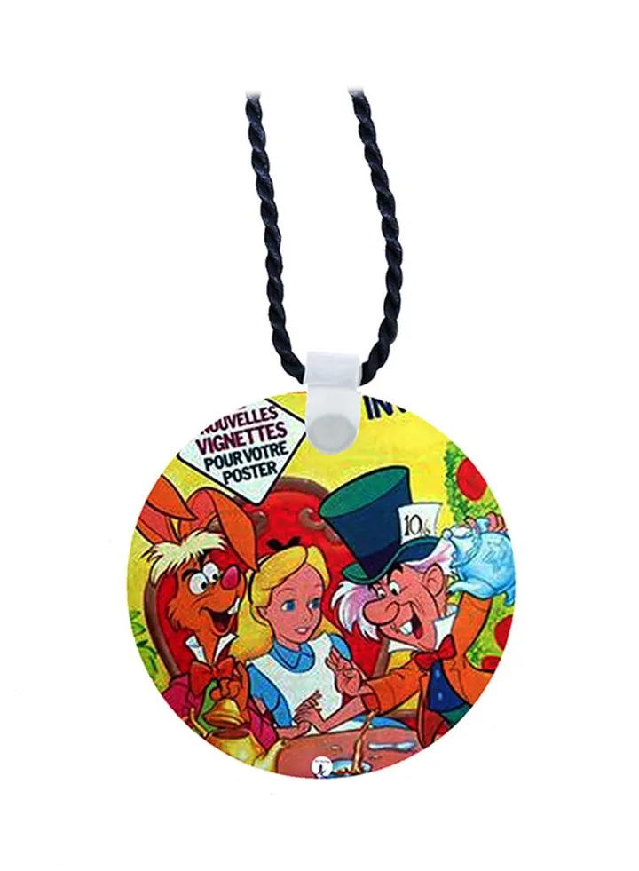 Cartoon Printed Pendant Necklace