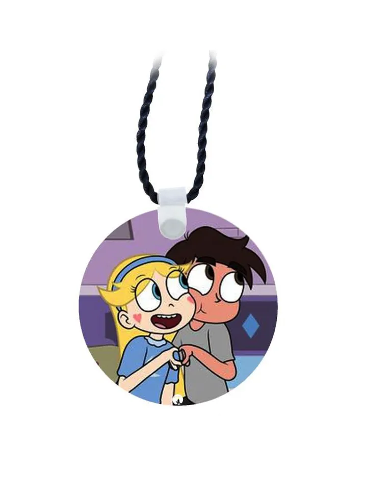 Cartoon Printed Pendant Necklace