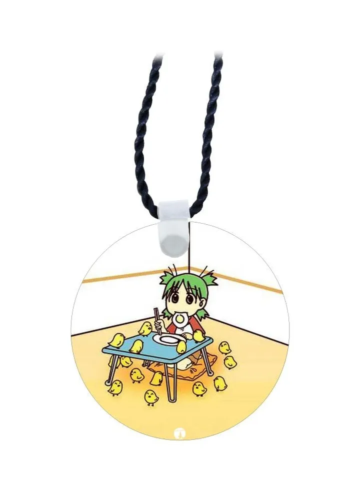 Cartoon Printed Pendant Necklace