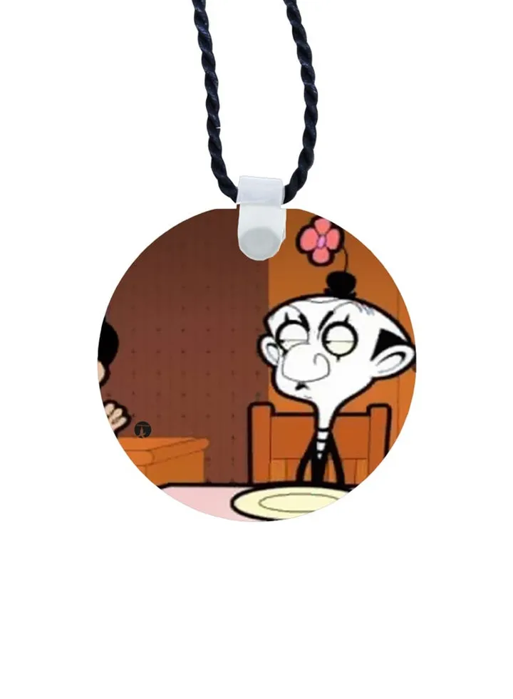 Cartoon Printed Pendant Necklace