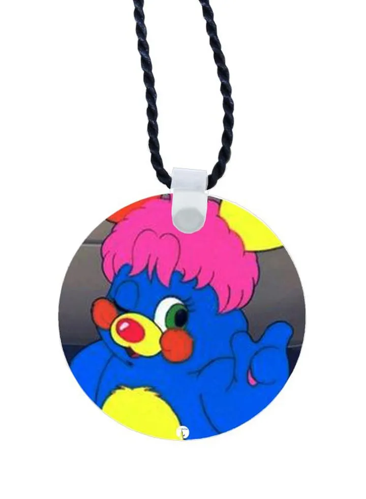Cartoon Printed Pendant Necklace