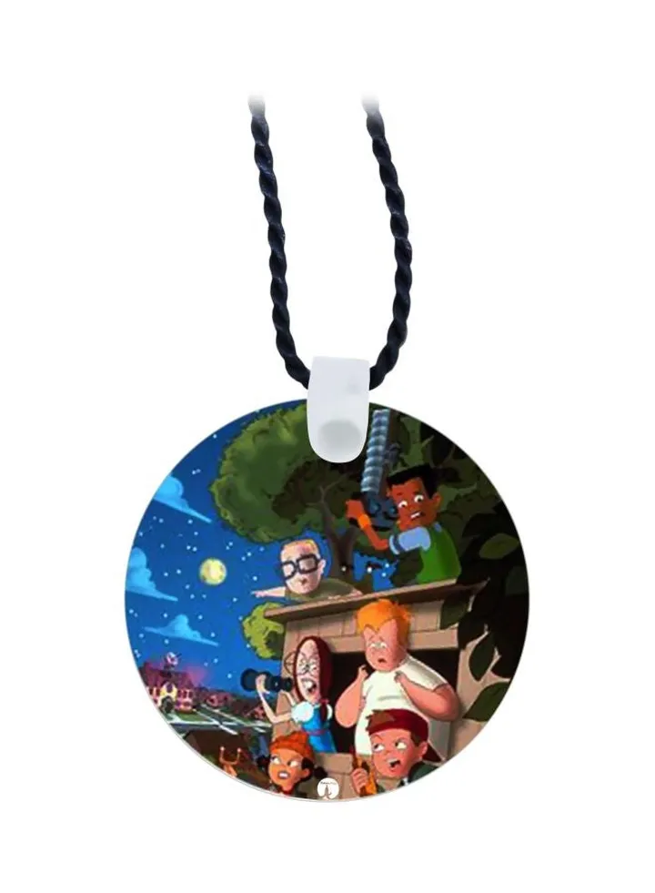 Cartoon Printed Pendant Necklace