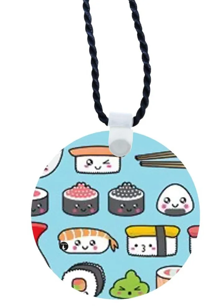 Cartoon Printed Pendant Necklace