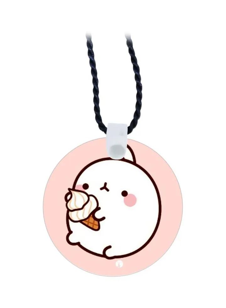 Cartoon Printed Pendant Necklace
