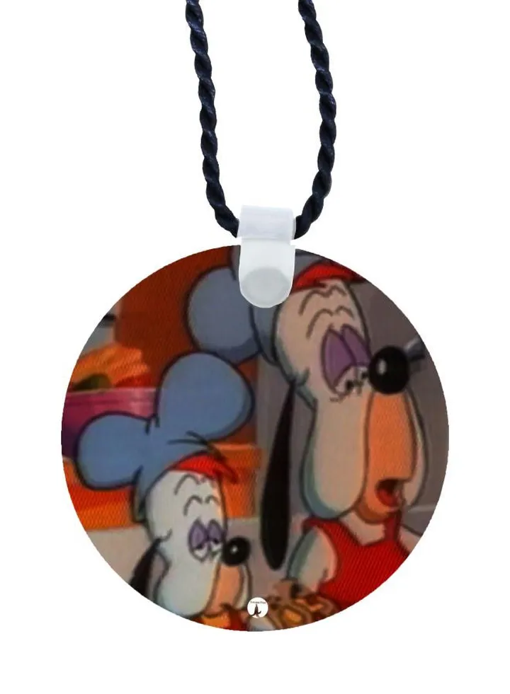 Cartoon Printed Pendant Necklace