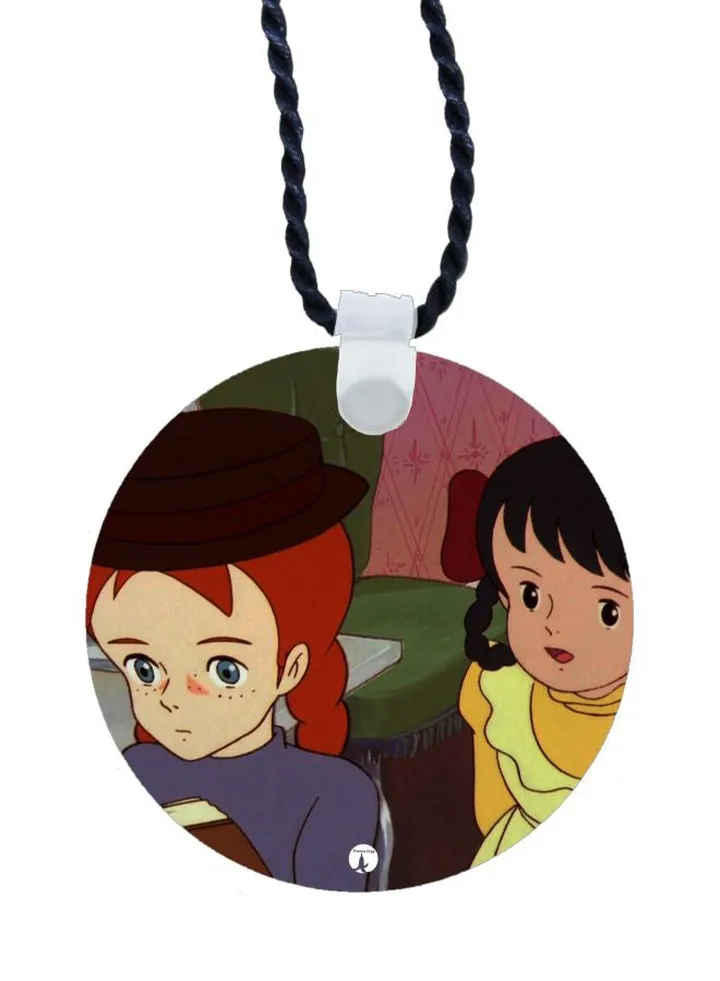 Cartoon Printed Pendant Necklace