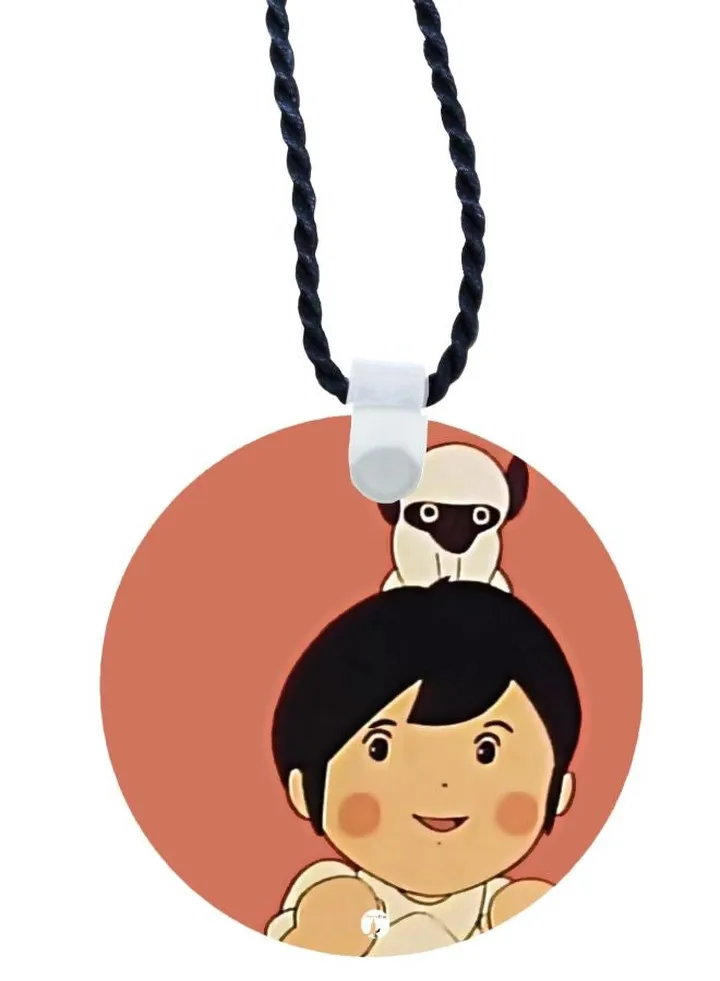 Cartoon Printed Pendant Necklace