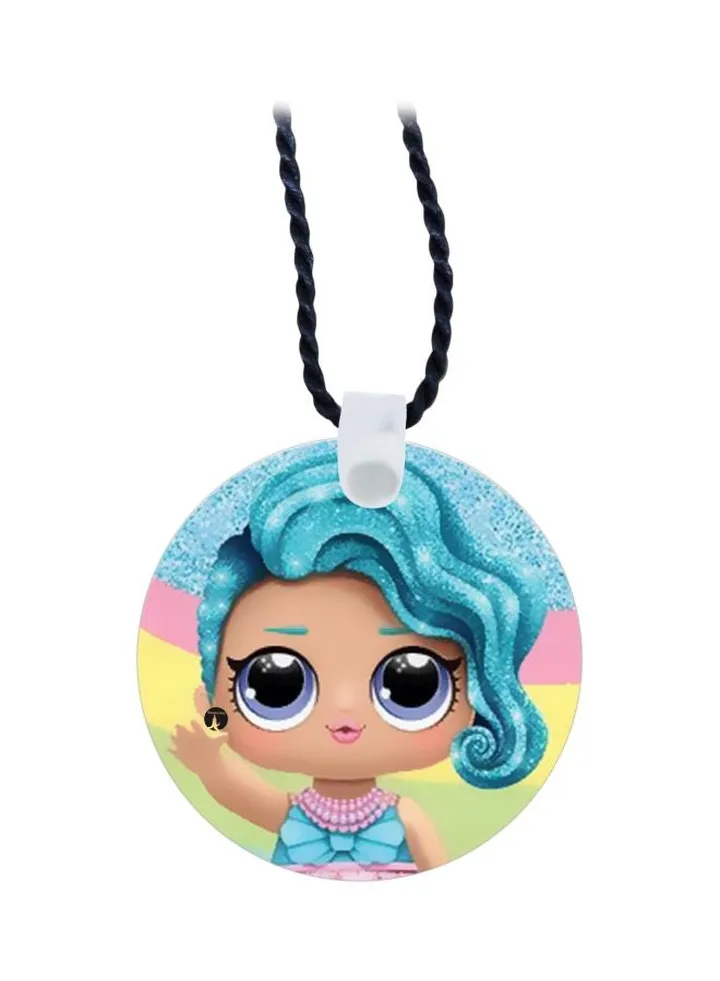 Cartoon Printed Pendant Necklace